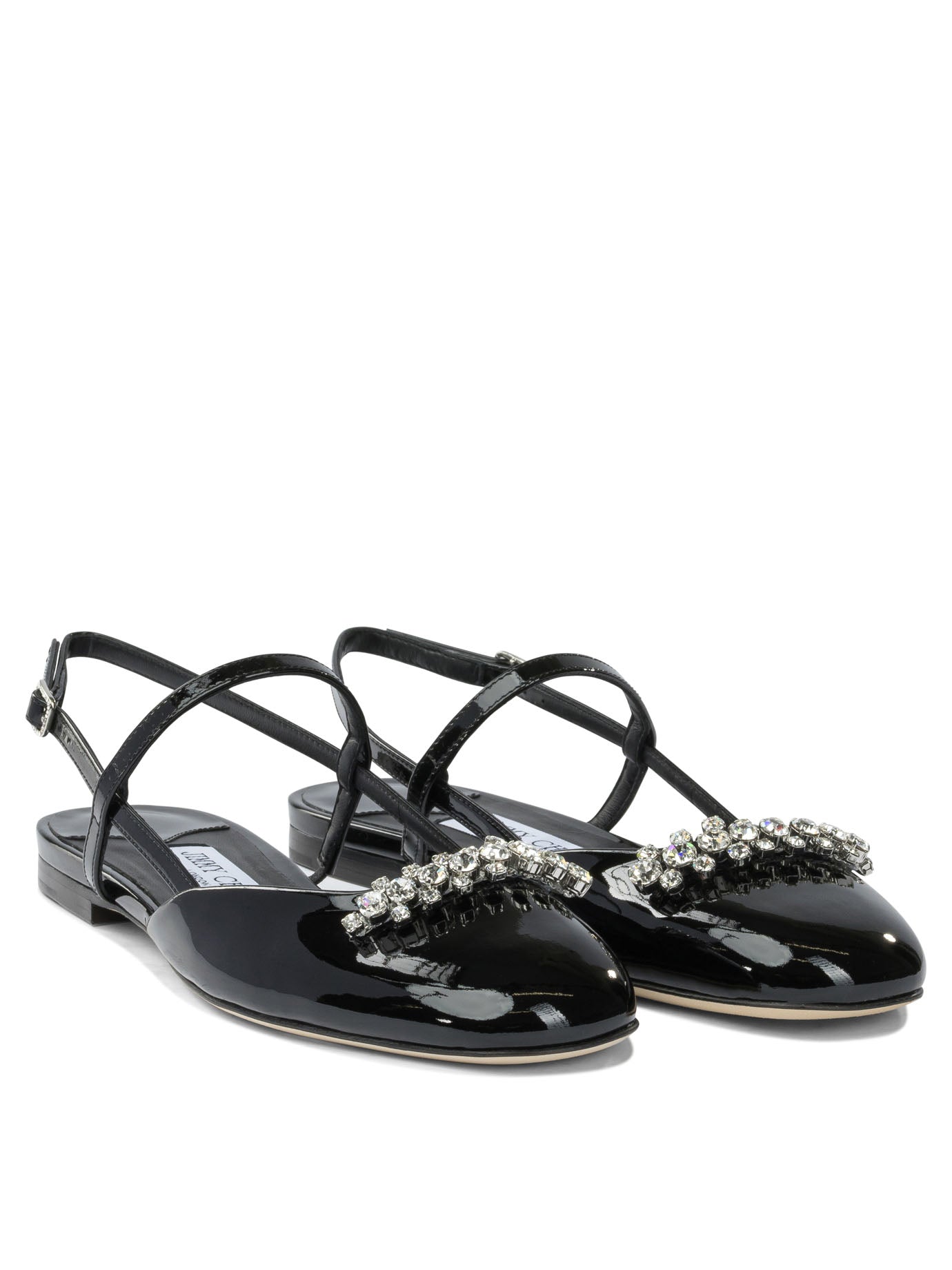 Jimmy Choo "Belinda" slingback ballet flats - Black