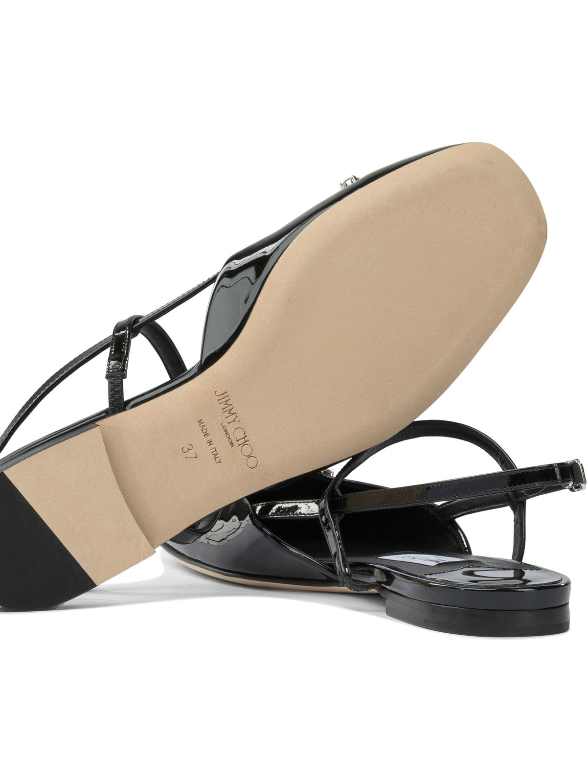 Jimmy Choo "Belinda" slingback ballet flats - Black