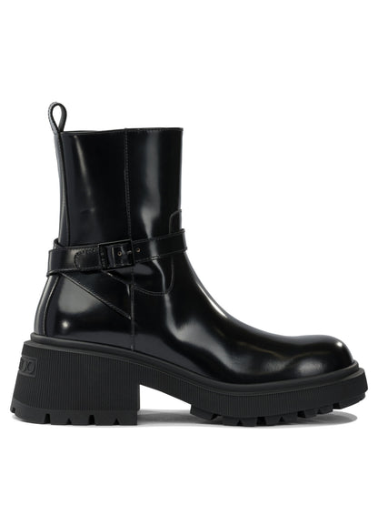 Jimmy Choo "Conny Flat" Ankle boots - Black