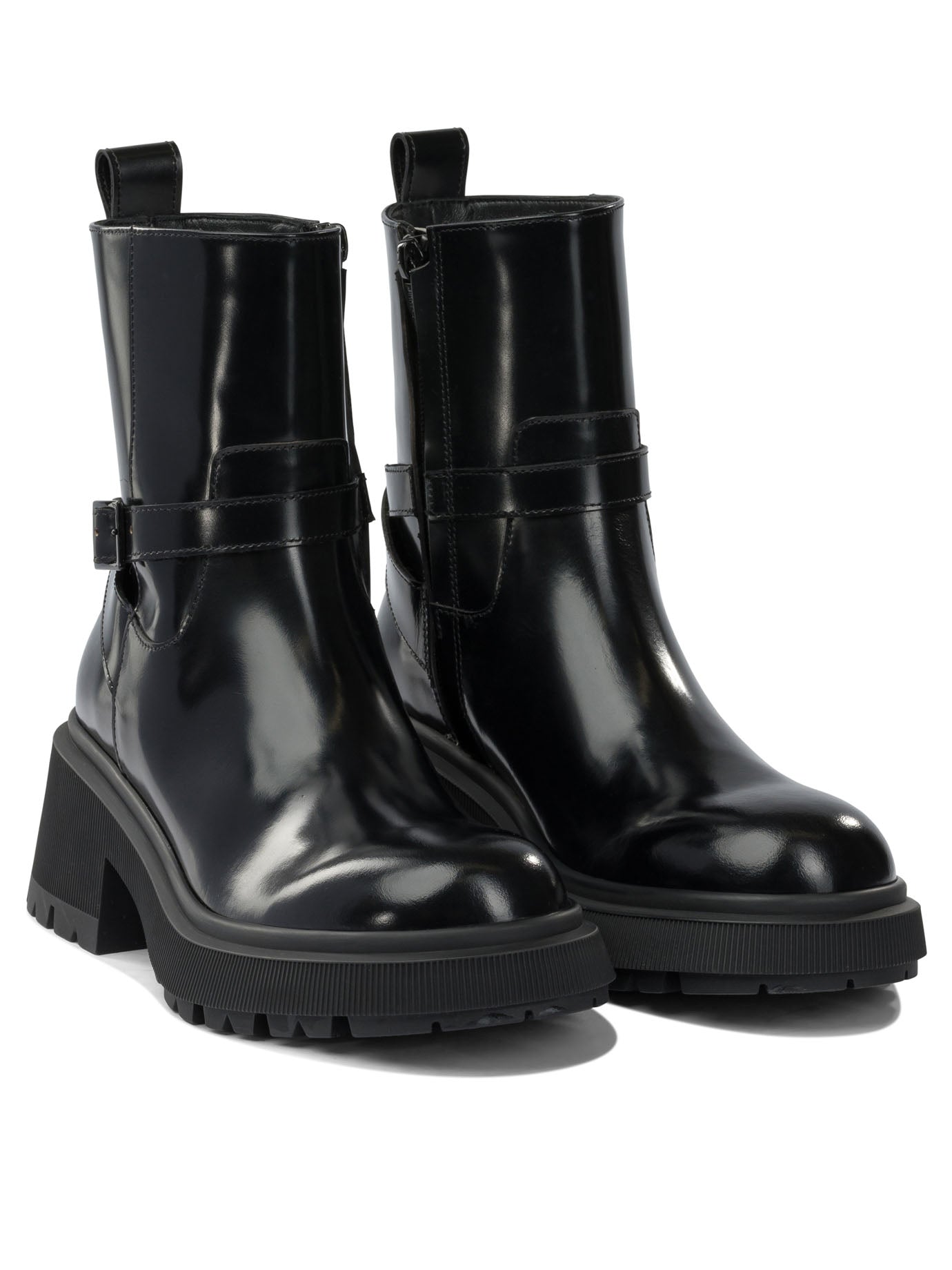 Jimmy Choo "Conny Flat" Ankle boots - Black