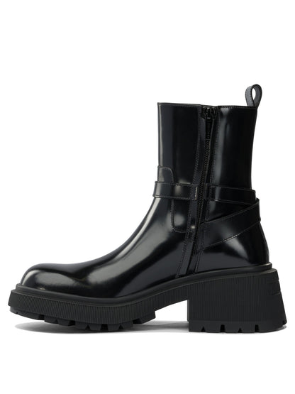 Jimmy Choo "Conny Flat" Ankle boots - Black