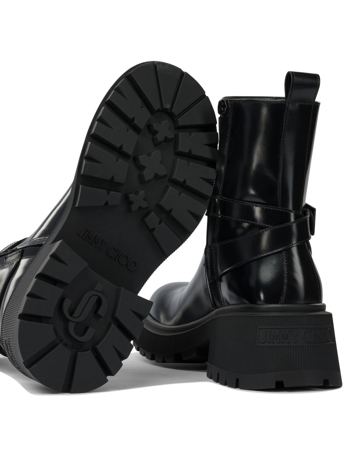 Jimmy Choo "Conny Flat" Ankle boots - Black