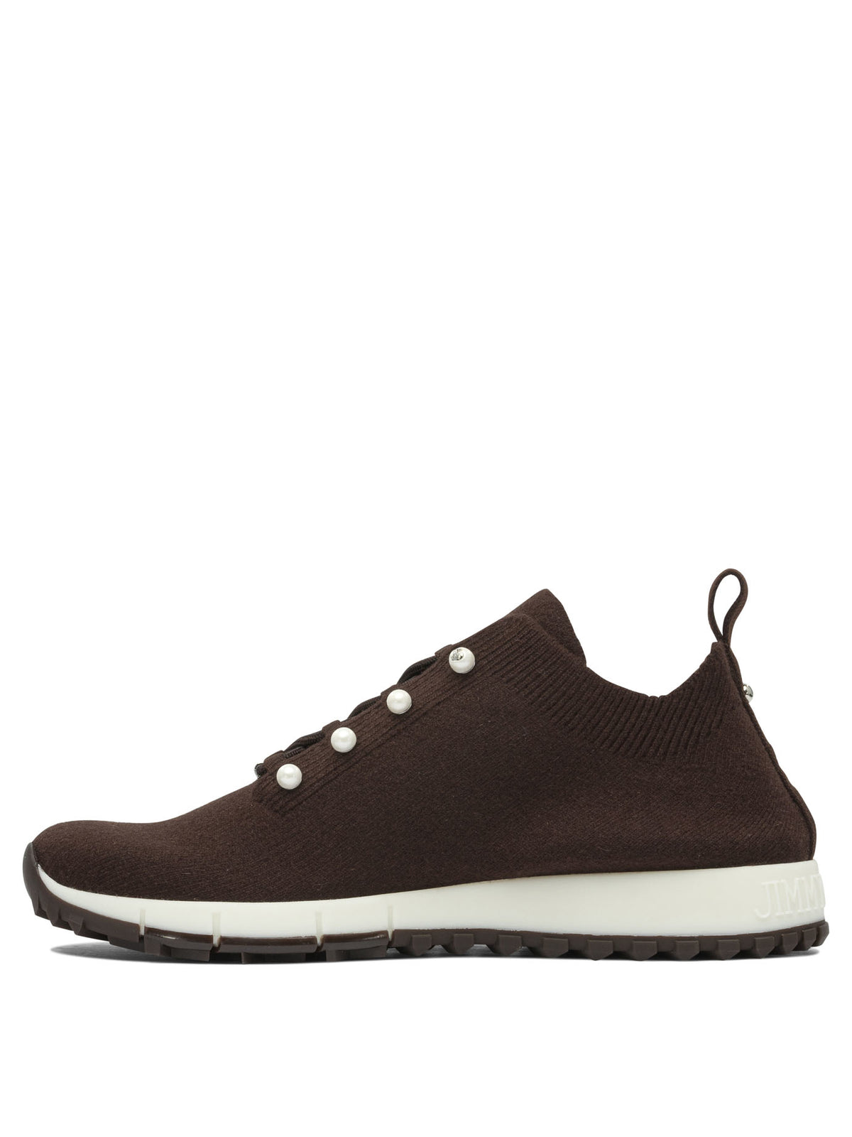 Jimmy Choo "Veles" Low-Top Sneakers - Brown