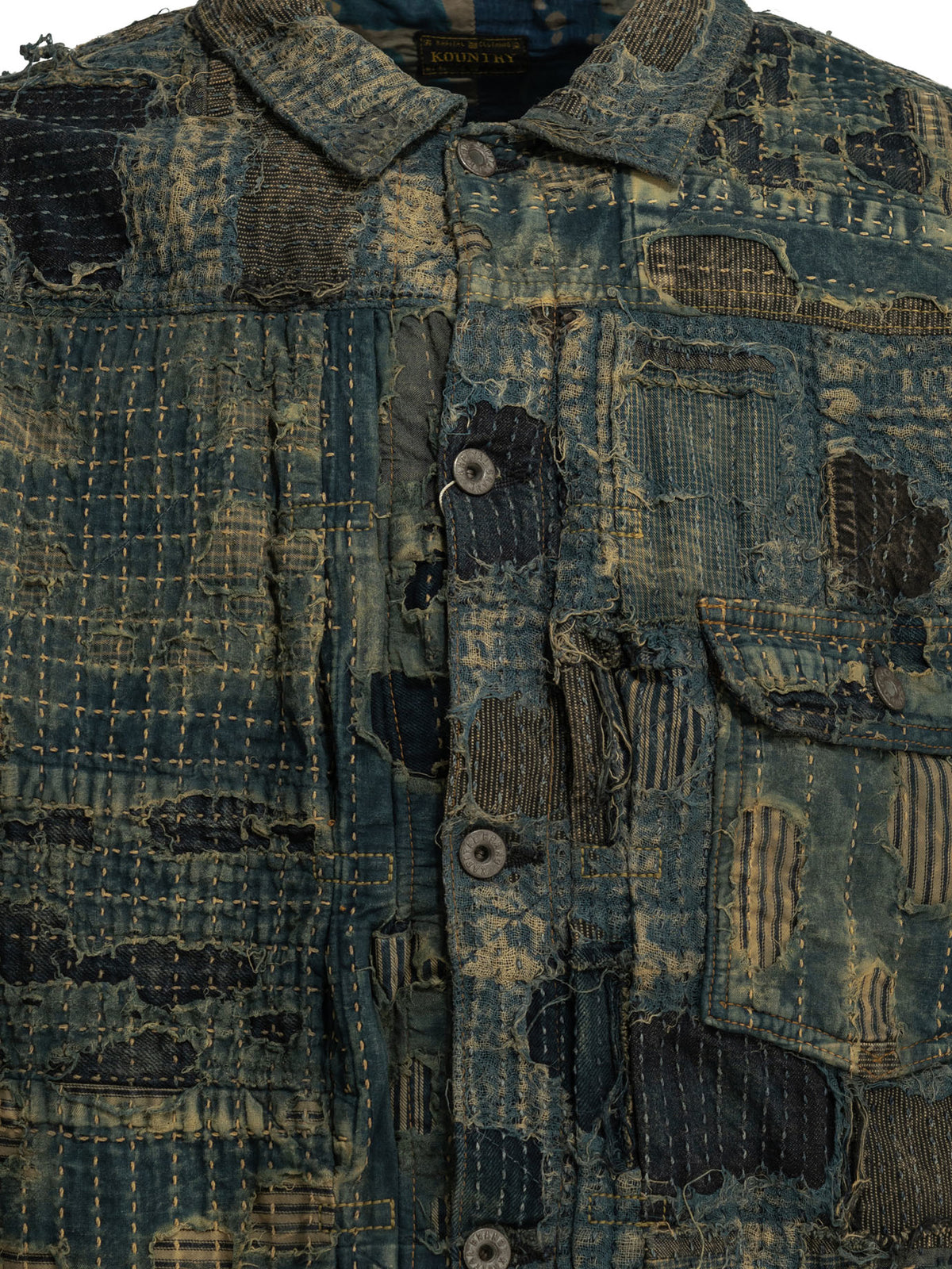 Kapital "Boro Spring" denim jacket - Blue