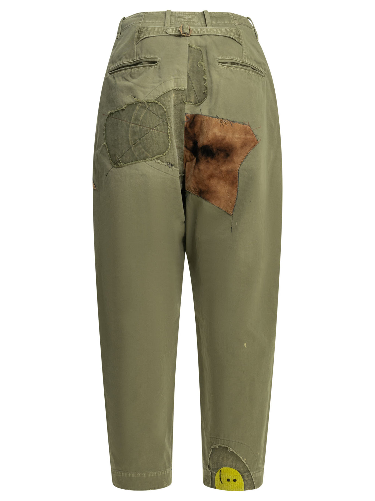 Kapital "Katsuragi Gypsy Patch Remake" Casual Pants - Green