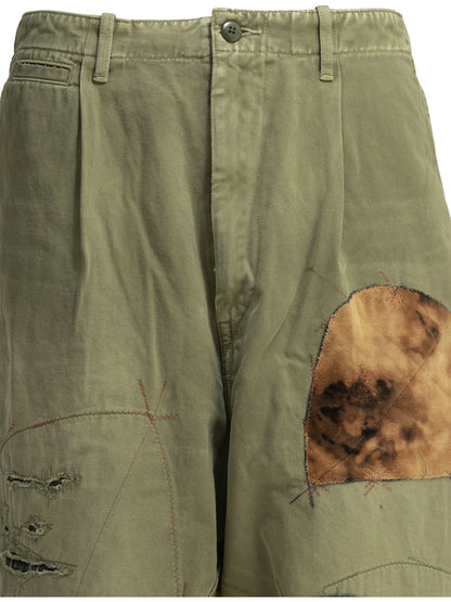 Kapital "Katsuragi Gypsy Patch Remake" Casual Pants - Green