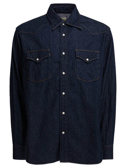 Kapital "Husky" Western shirt - Blue