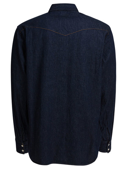 Kapital "Husky" Western shirt - Blue