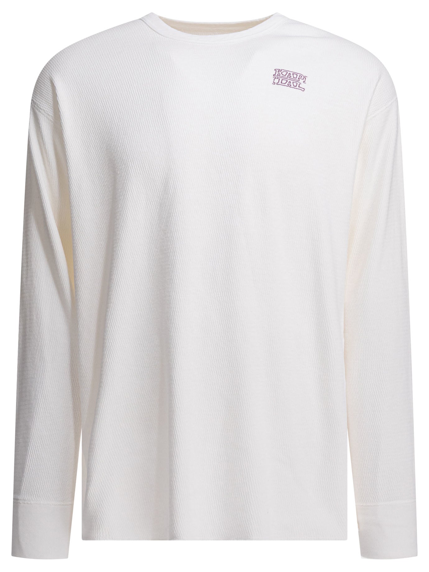 Kapital T-shirt with embroidered logo - White