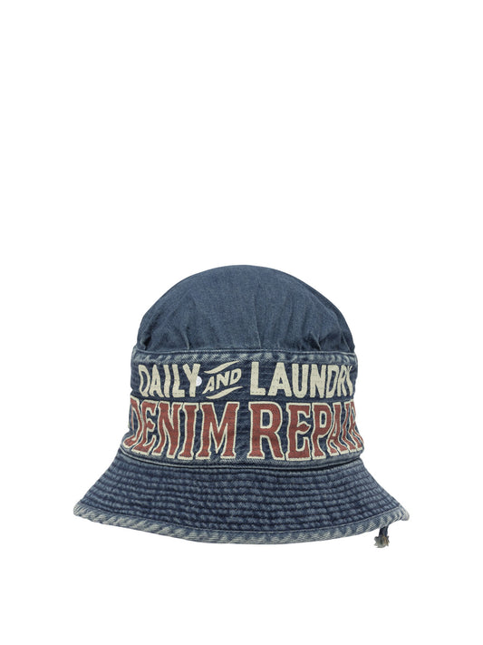 Kapital "Laundry" bucket hat - Blue