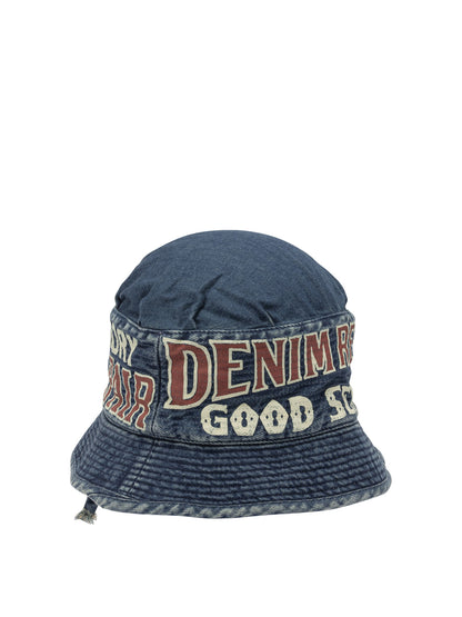 Kapital "Laundry" bucket hat - Blue