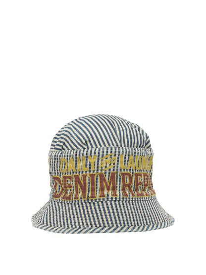 Kapital "Laundry" bucket hat - White