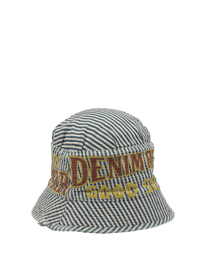 Kapital "Laundry" bucket hat - White