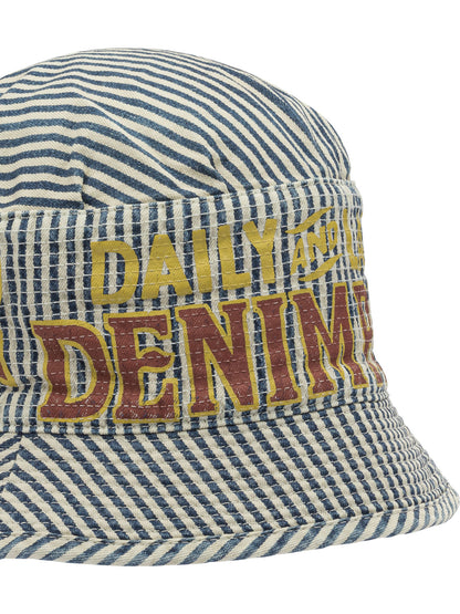 Kapital "Laundry" bucket hat - White