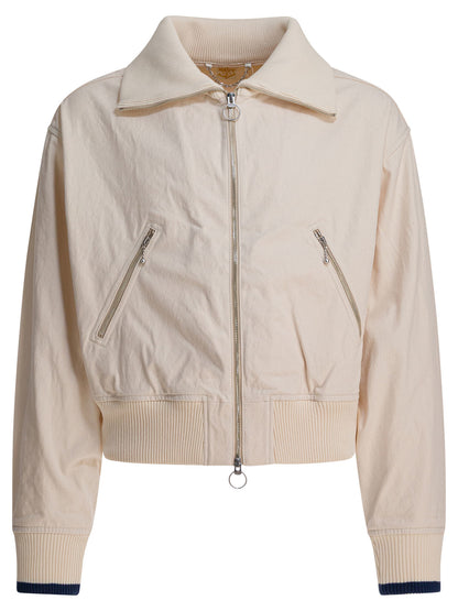 Kapital Cotton canvas bomber jacket - Beige