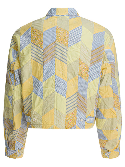 Kapital "Yabane" quilted jacket - Yellow