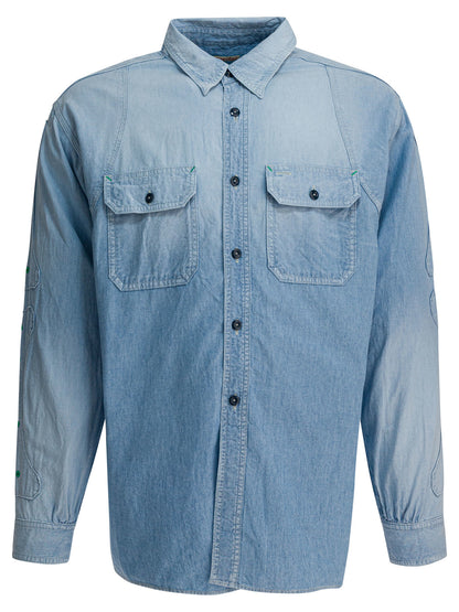 Kapital "Bone" denim jacket - Light Blue
