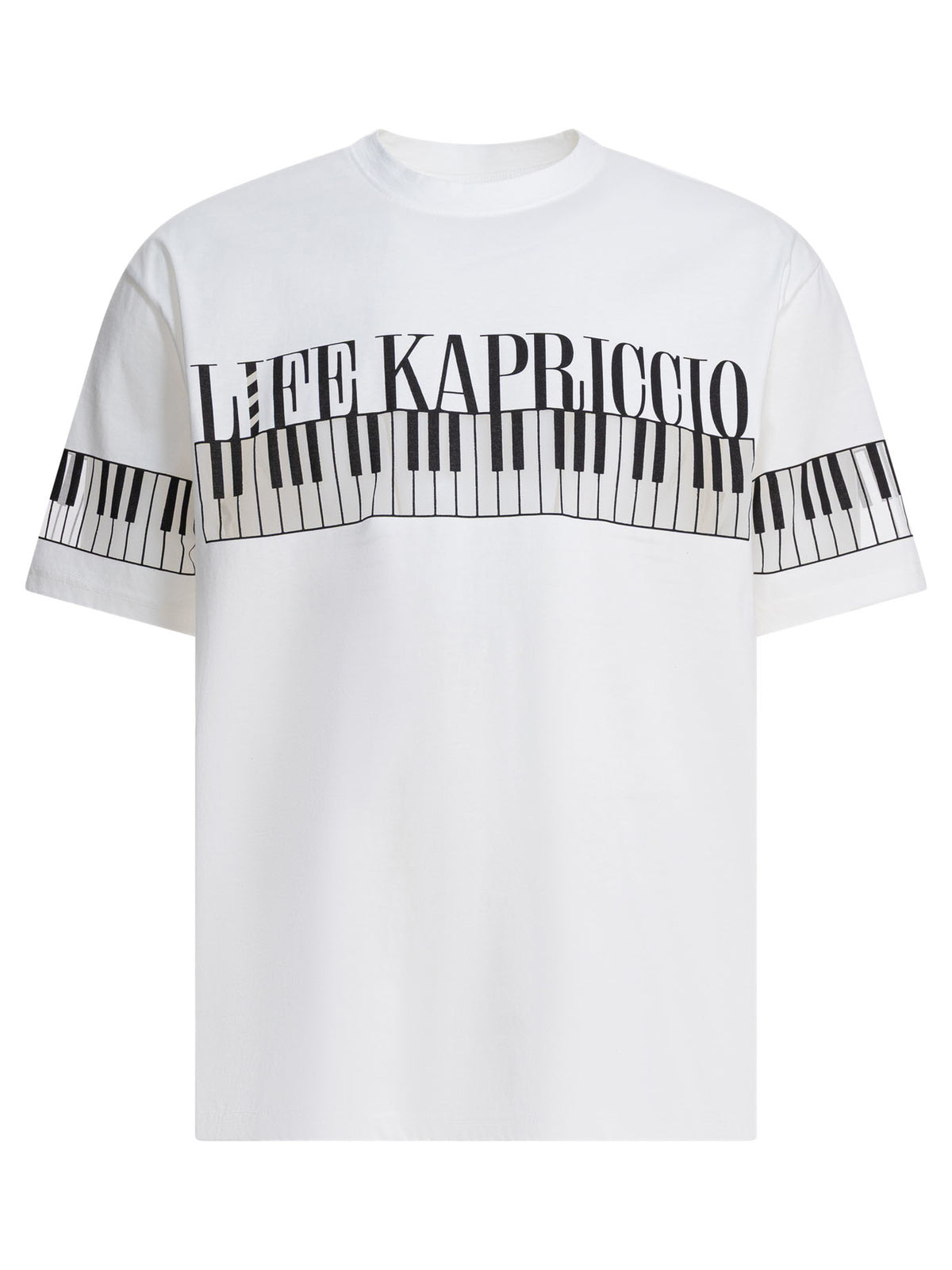 Kapital "Life Kapriccio Piano" t-shirt - White