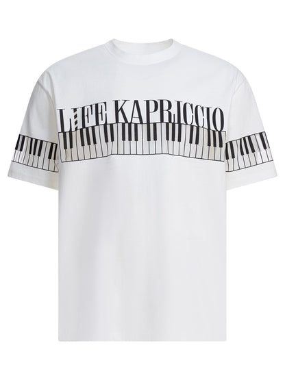 Kapital "Life Kapriccio Piano" t-shirt - White