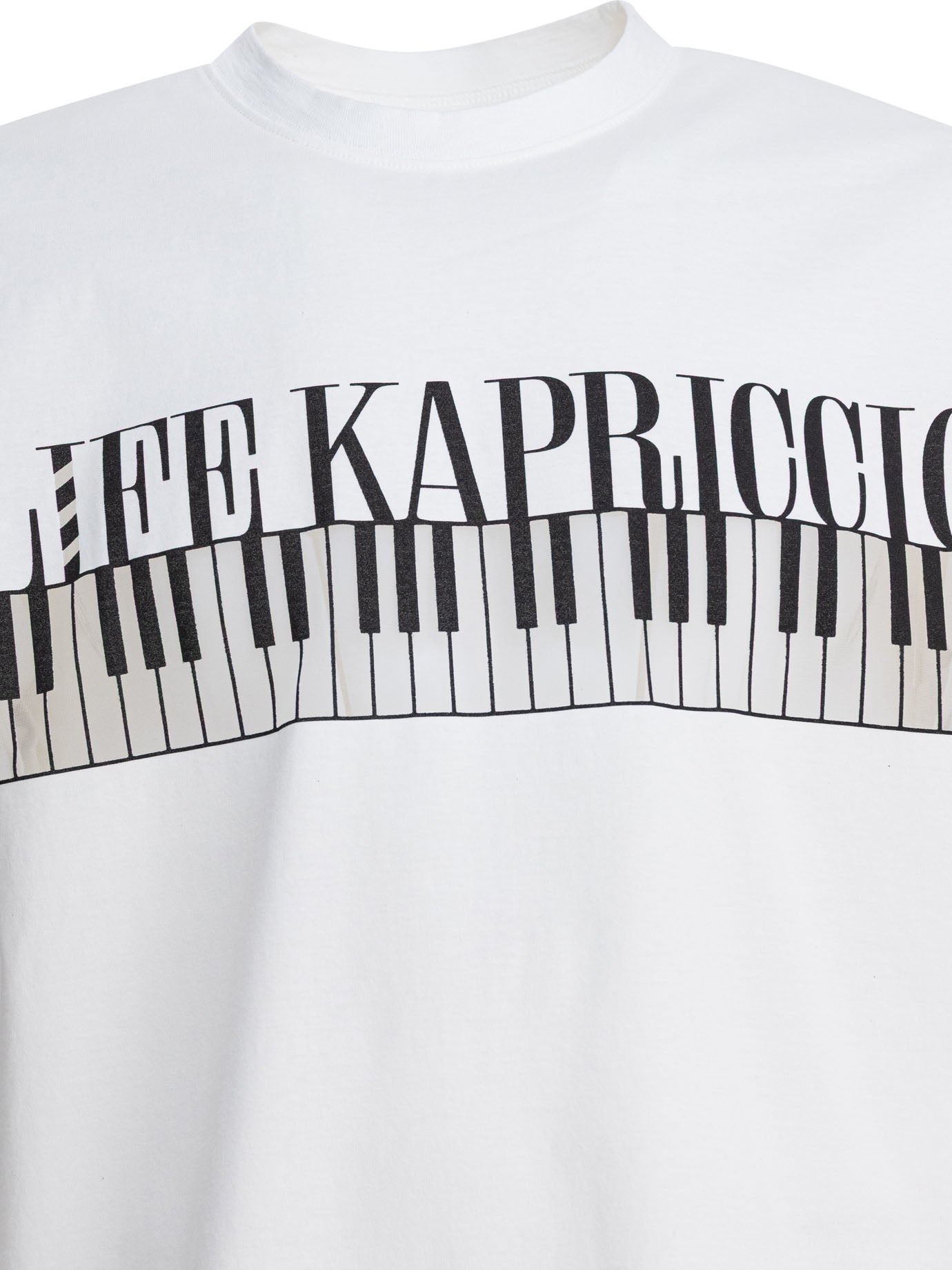 Kapital "Life Kapriccio Piano" t-shirt - White
