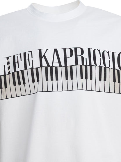 Kapital "Life Kapriccio Piano" t-shirt - White