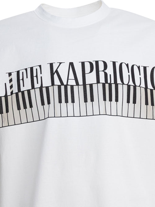 Kapital "Life Kapriccio Piano" t-shirt - White
