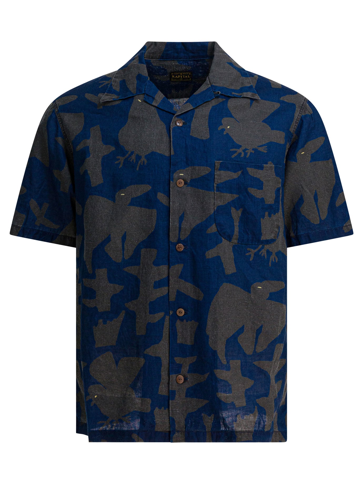 Kapital "Guiding Light" Aloha Shirt - Blue