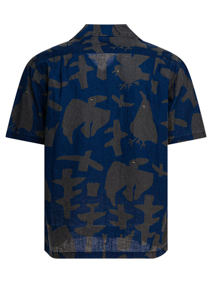 Kapital "Guiding Light" Aloha Shirt - Blue