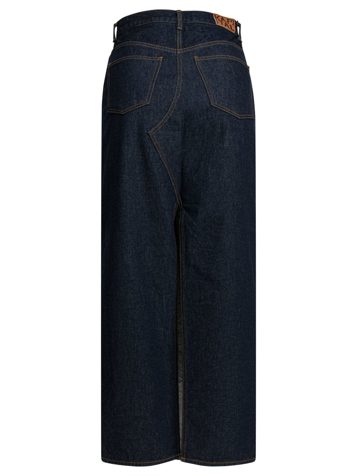 Kapital Denim midi skirt - Blue
