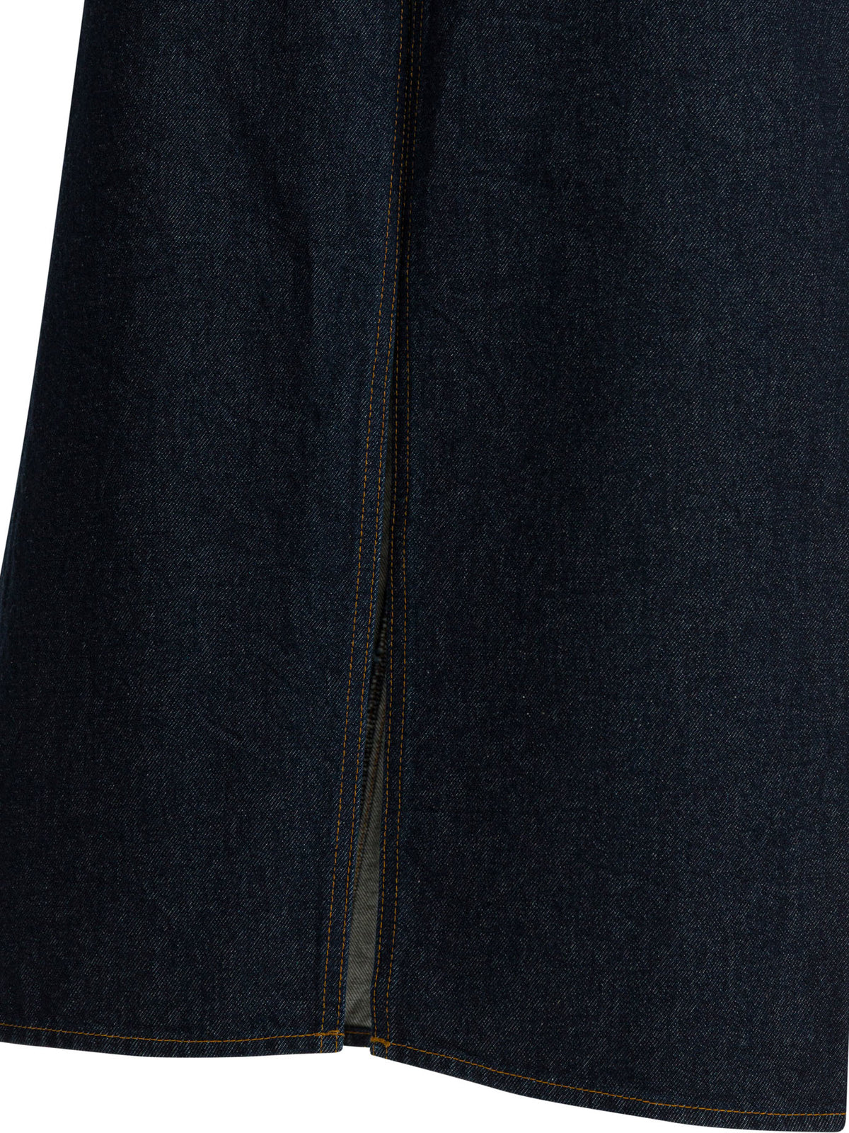 Kapital Denim midi skirt - Blue