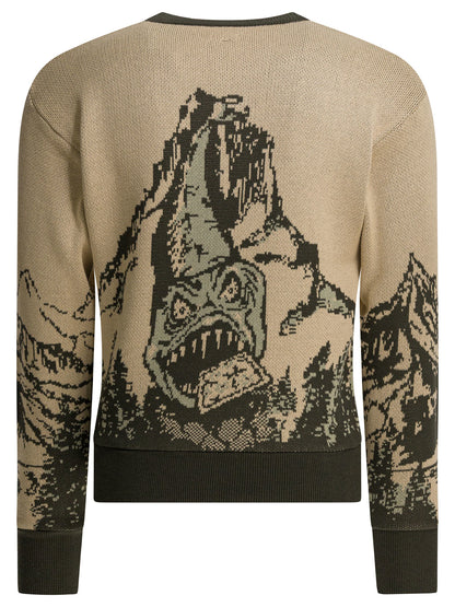 Kapital "Slide Rock Bolt" Sweater - Beige