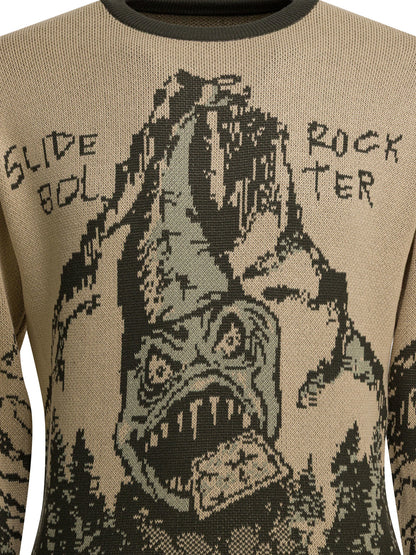 Kapital "Slide Rock Bolt" Sweater - Beige