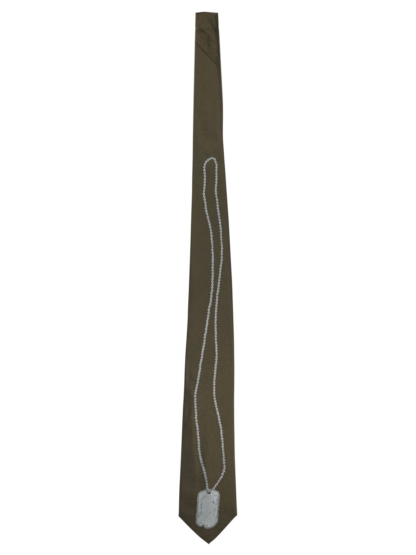 Kapital "Dog-Tag" Tie - Brown