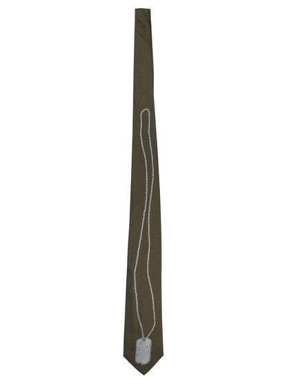 Kapital "Dog-Tag" Tie - Brown