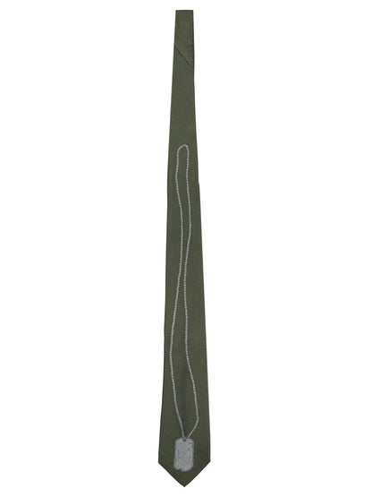 Kapital "Dog-Tag" Tie - Beige