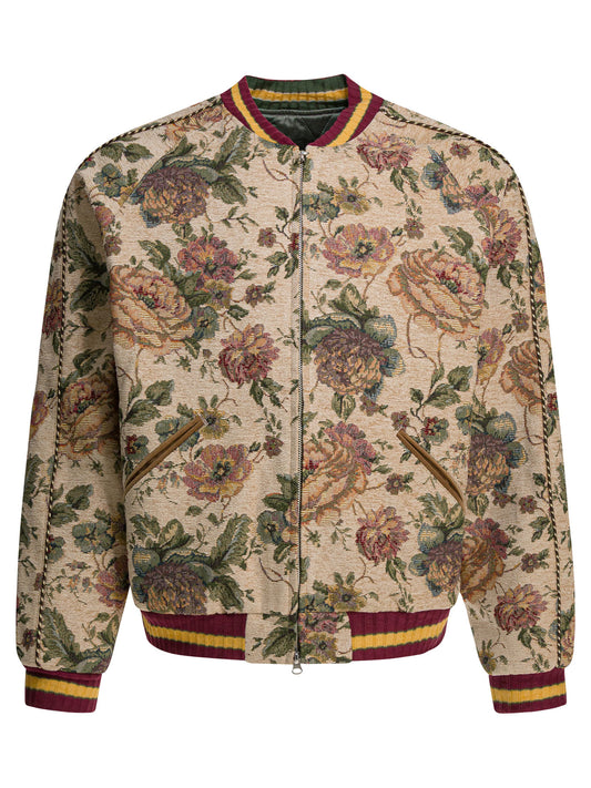 Kapital "Gobelin Souvenir" Bomber jacket - Beige