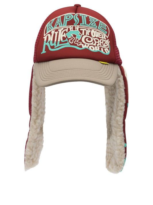 Kapital "Kapsize Rule" trucker hat - Burgundy
