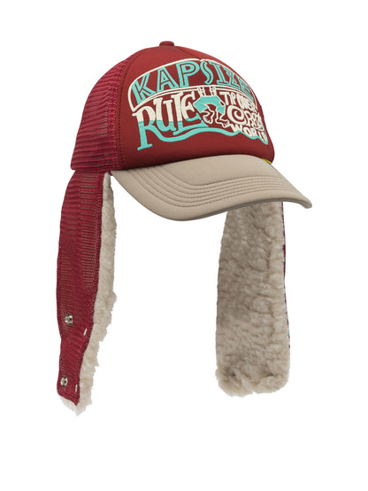 Kapital "Kapsize Rule" trucker hat - Burgundy