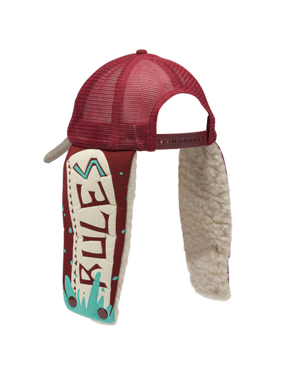 Kapital "Kapsize Rule" trucker hat - Burgundy