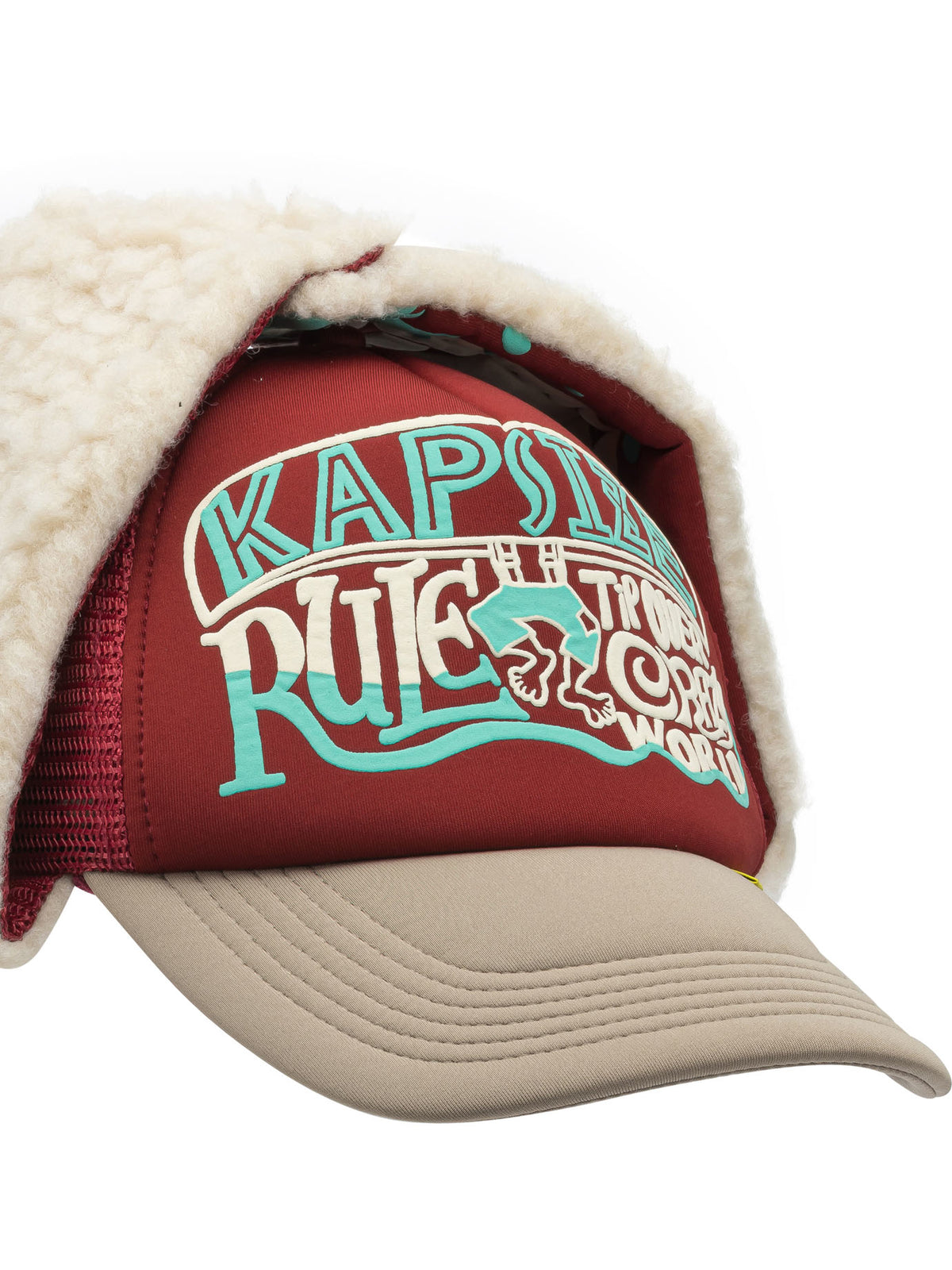 Kapital "Kapsize Rule" trucker hat - Burgundy