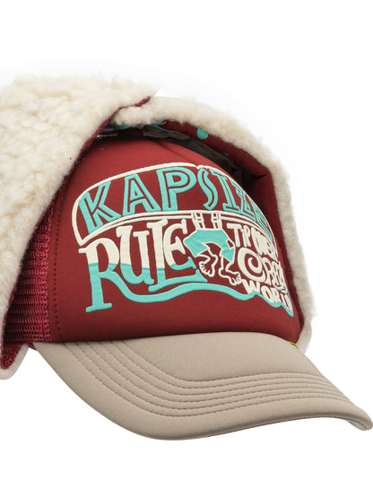 Kapital "Kapsize Rule" trucker hat - Burgundy