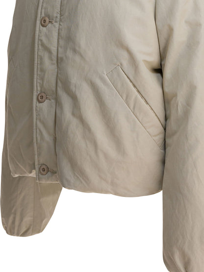 Lemaire Down jacket filled quilt - White