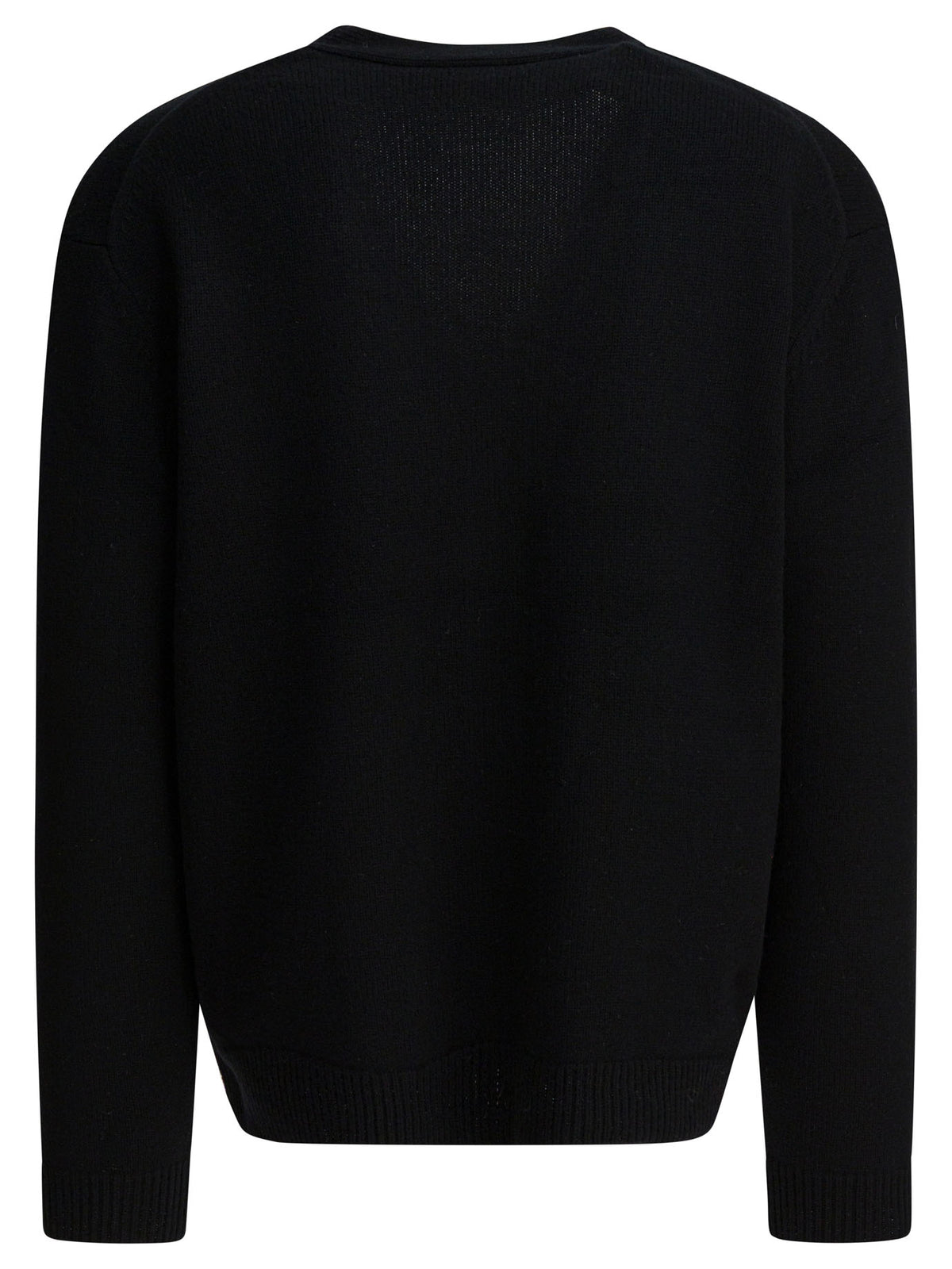 Maison Kitsuné "Fox Head" Cardigan - Black