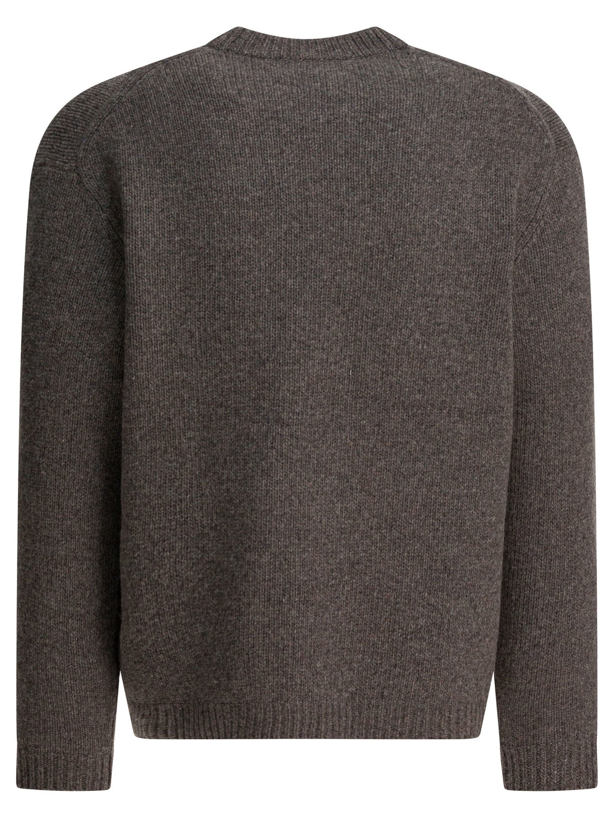 Maison Kitsuné Wool sweater with Dressed Fox - Grey