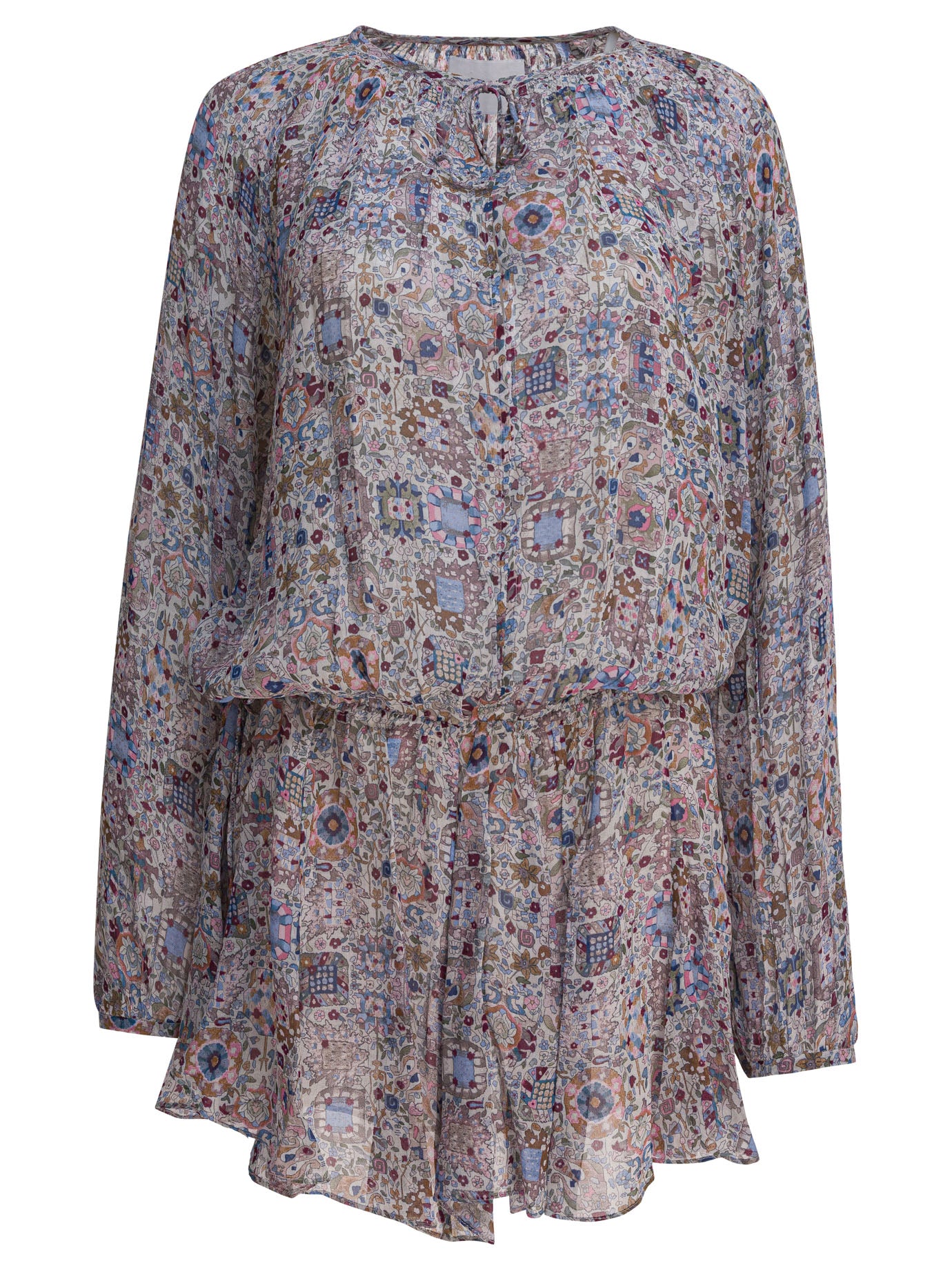 Marant éToile Floral flared dress - Beige