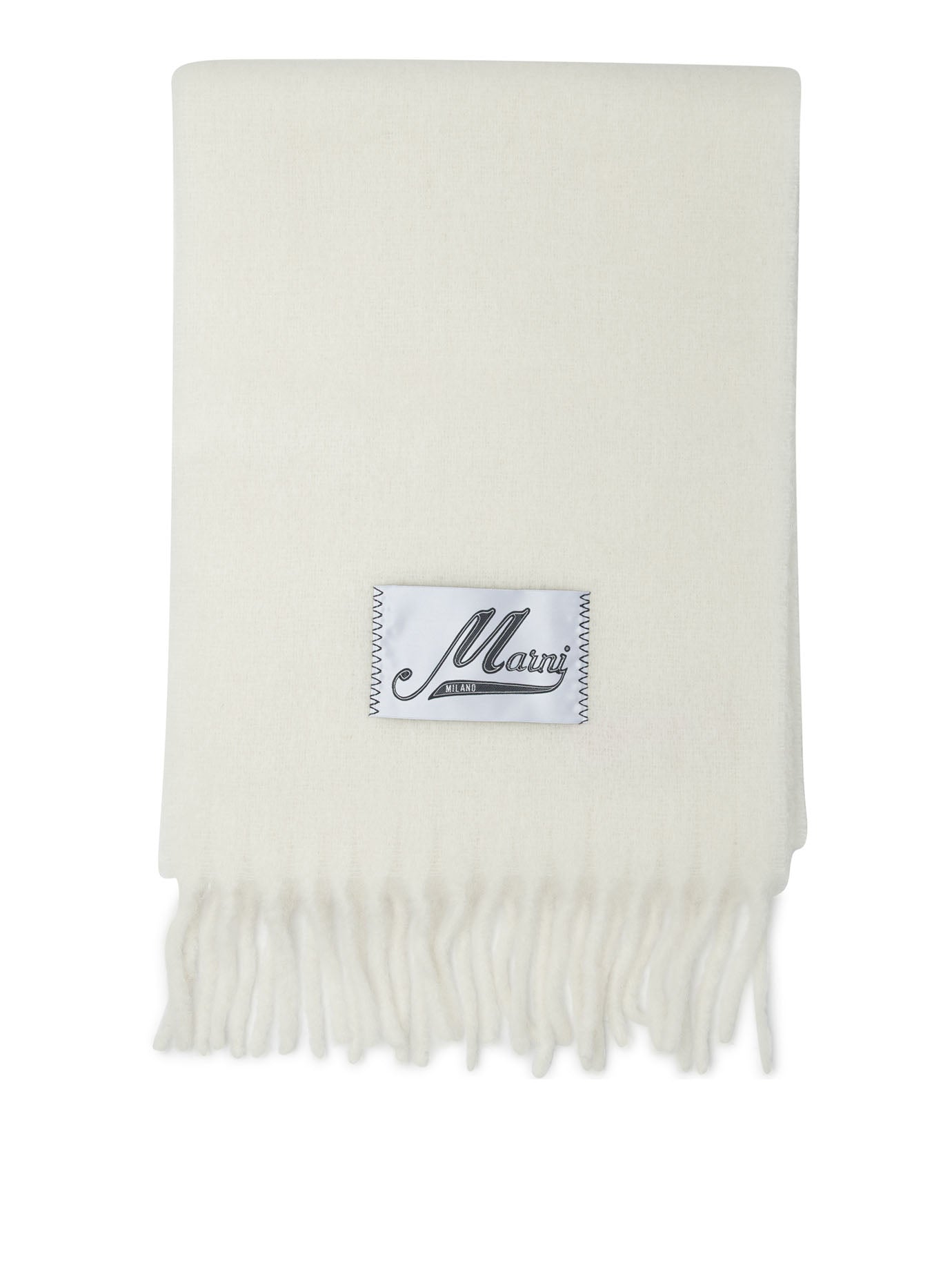 Marni Alpaca scarf - White