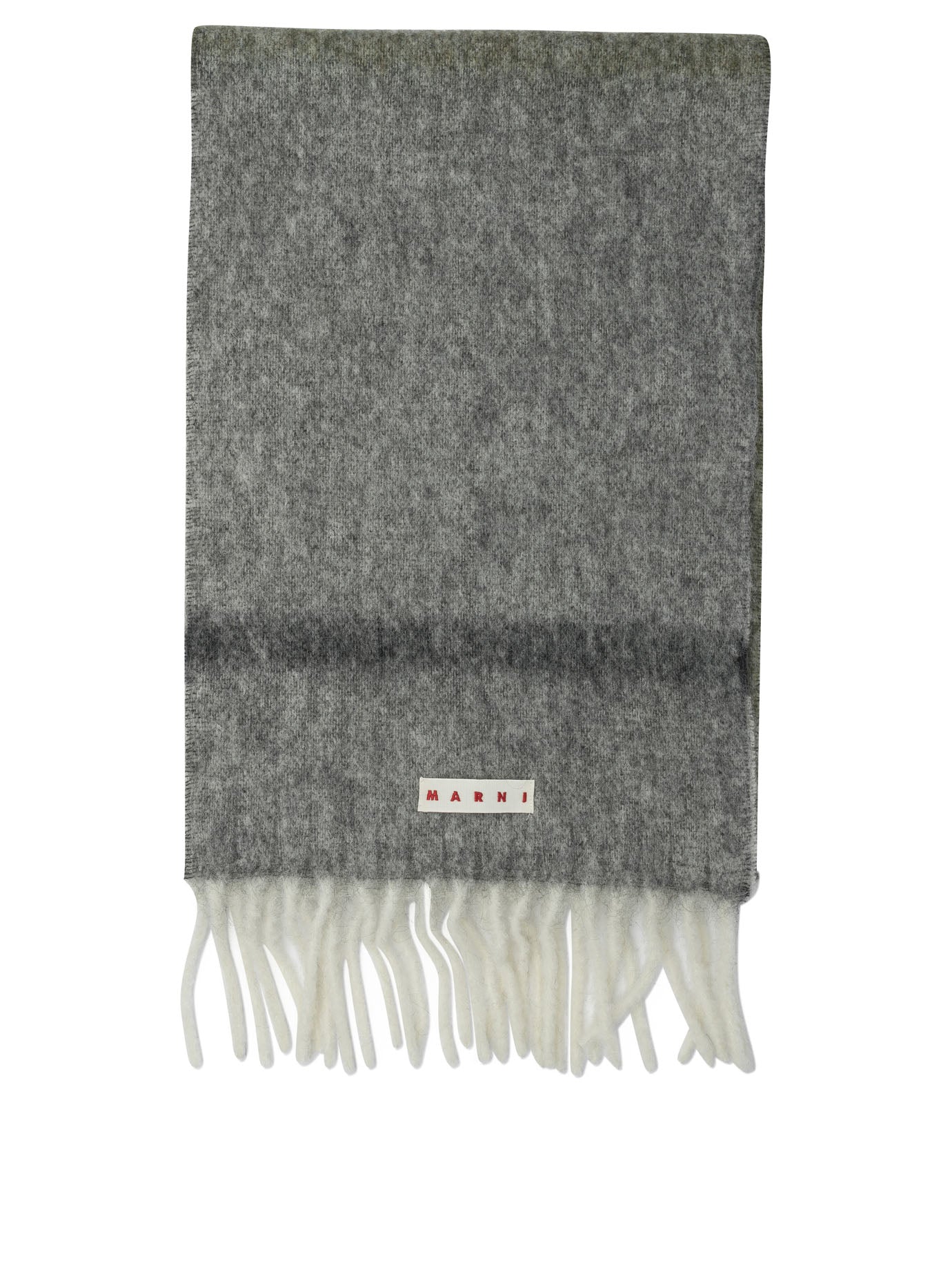 Marni Mohair and alpaca scarf - Grey