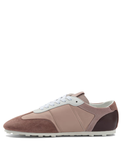 Marni Leather sneaker with logo - Pink