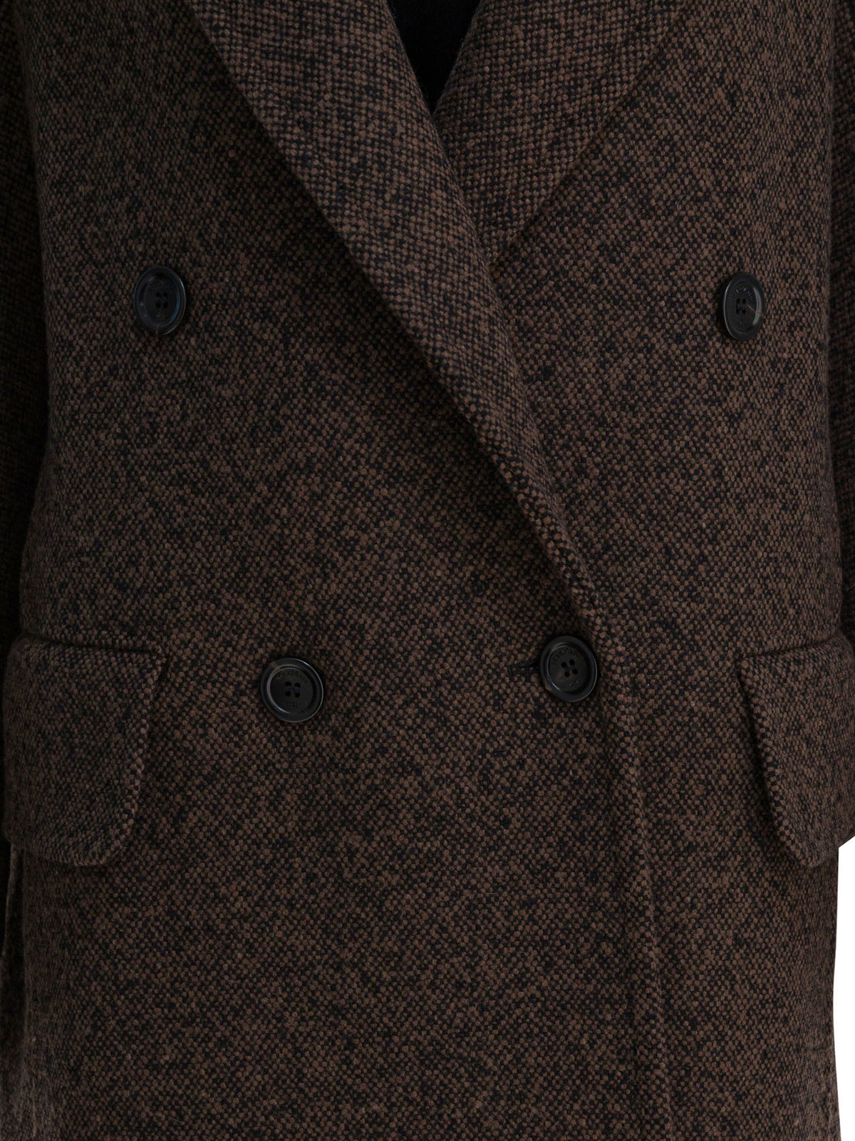 Max Mara Long wool coat - Black
