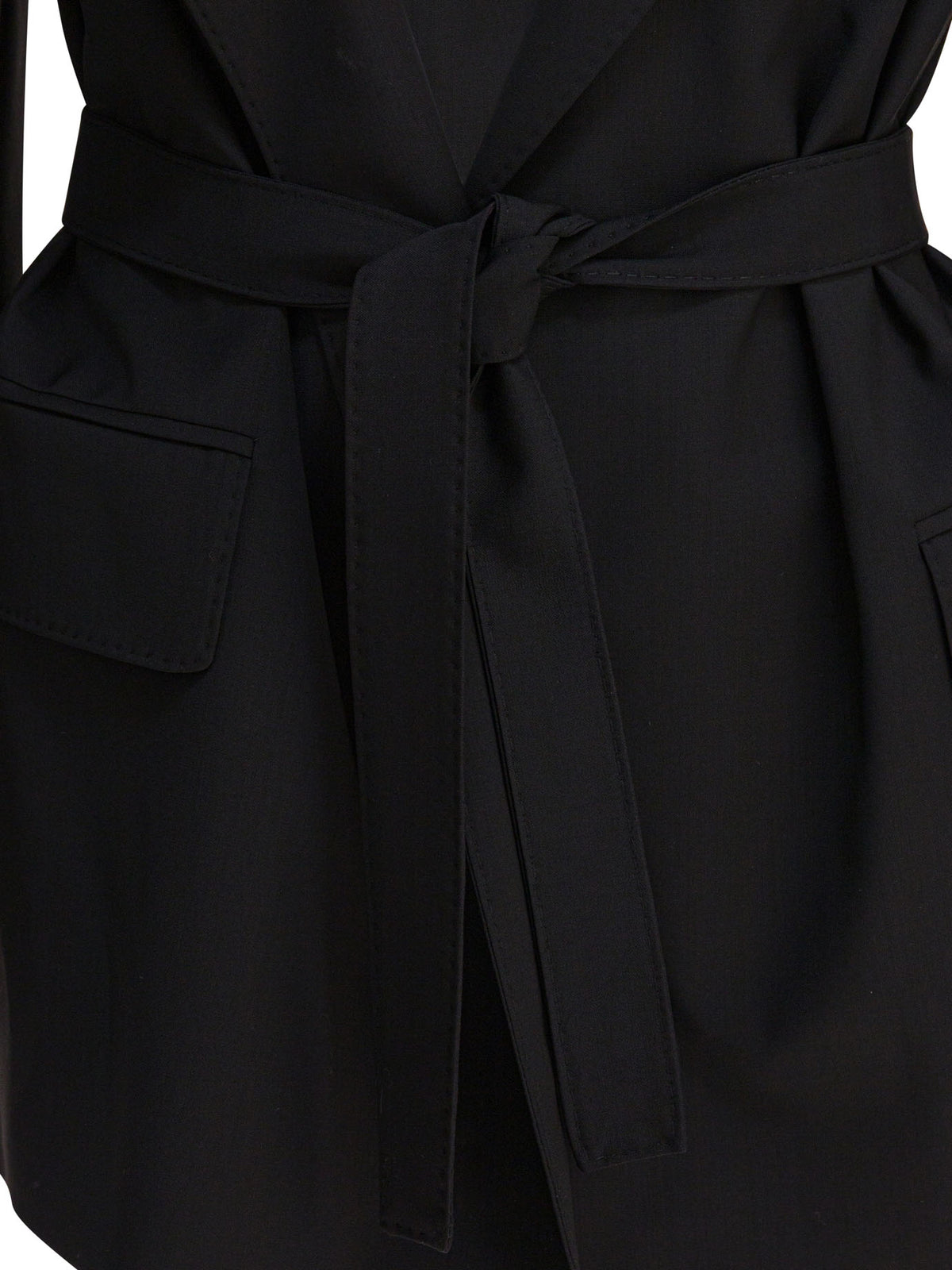 Max Mara Wool canvas blazer - Black